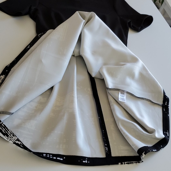ELIE TAHARI Design Nation Black & White Dress 8 - Picture 13 of 16